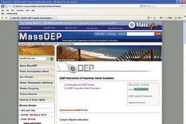 thumbnail image for MassDEP eDEP Source Registration System